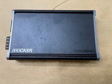 Kicker CXA360.4 4-Channel Amp 46CXA3604T 360W RMS Class AB Tested Works