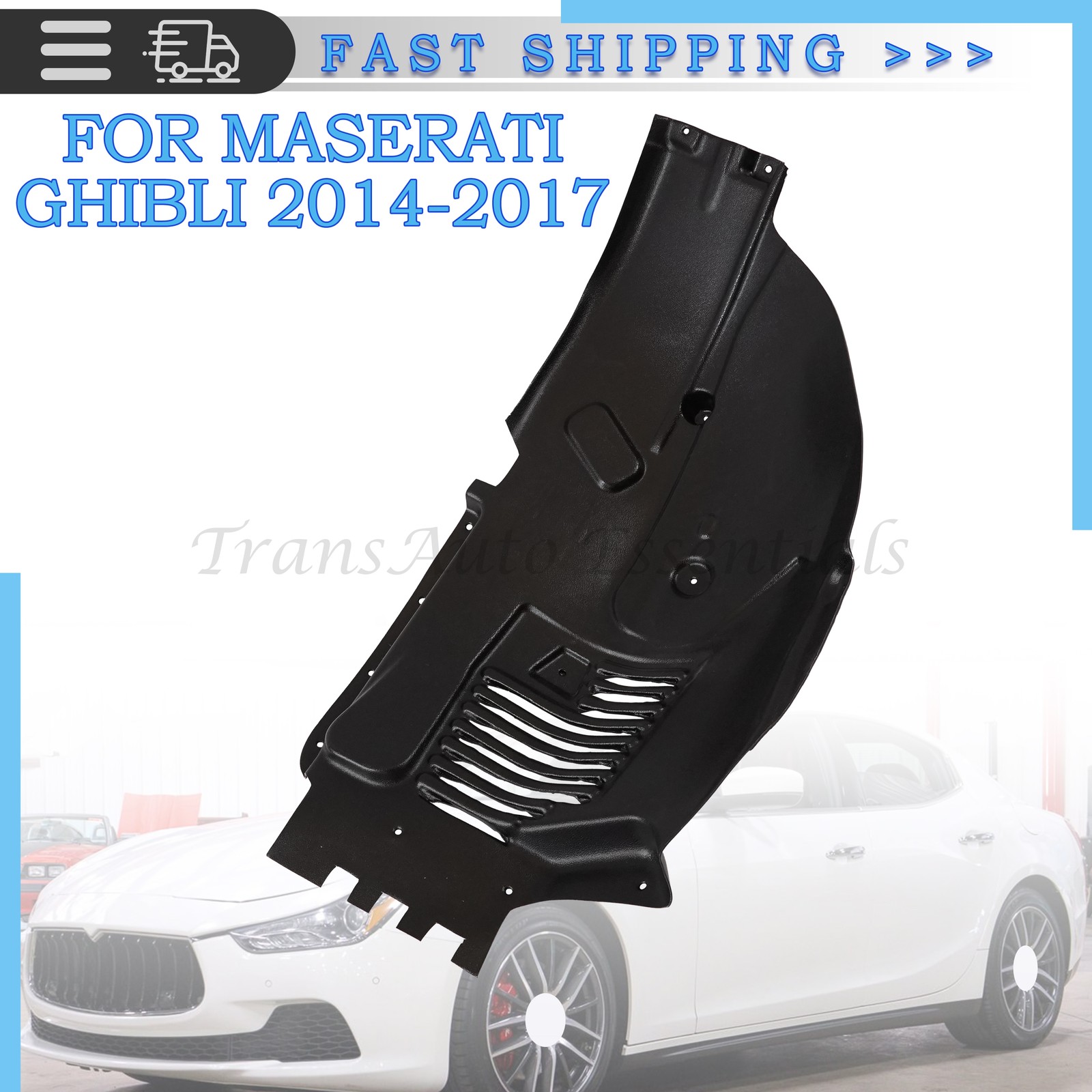 Maserati Ghibli 2014-2017 FRONT+LEFT Fender liner P/N 670030232