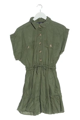 ZARA Robe chemisier Dames Robe T EU 34 kaki style décontracté - Photo 1/4