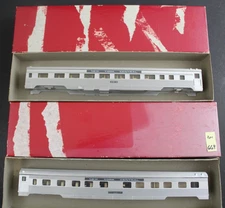 HO Branchline NEW YORK CENTRAL Diner 14920-2 & Coach 14920-5 NO WHEELS (669