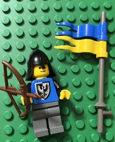 Lego Vintage Black Falcon Knight Castle minifigure x3 6074 6073 6030 6011 6103 