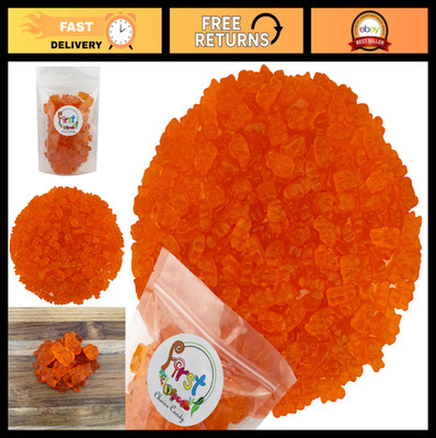 Gummy Bears Candy - Orange Flavor, 2 lb Bulk Pack, Chewy & Delicious Treats