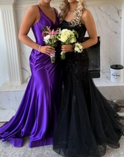 purple prom dress, size 6