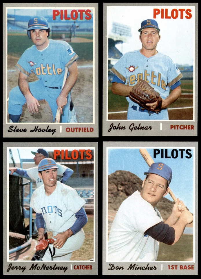 1970 Topps Seattle Pilots Near Team Set 8 - NM/MT 7115593 (14 / 30 cards) - Image 2 of 2