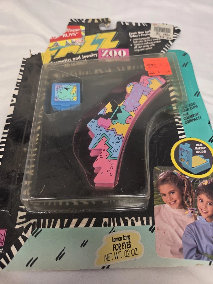 NUEVO DE COLECCIÓN 1988 Fazz Zoo Moda Joyería Maquillaje Niños Lote De 3 Pendientes Clip Glam Foto 3 de 4