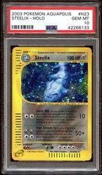 Steelix H23/H32 Aquapolis Holo Rare