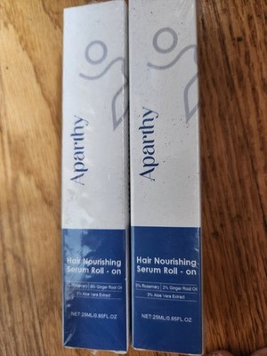 LOT OF 2 X Aparthy Hair Nourishing Serum Roll On 25ML