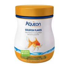 Aqueon Goldfish Flakes 1.02 Ounces 1 Count Pack of 1 , Oranges