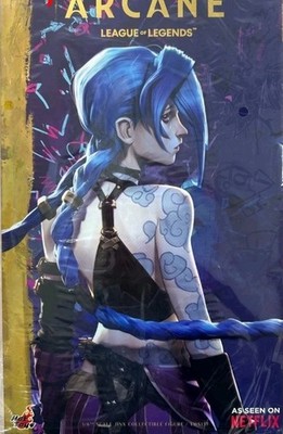 Hot Toys Netflix Arcane League Of Legends Jinx TMS137 1/6 Sideshow NEW,  Read