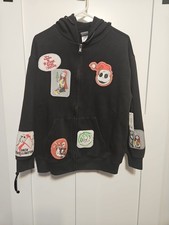 Disney Women's The Nightmare Before Christmas Zip Up Hoodie Size L New