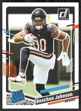 2023 Donruss Roschon Johnson Rookie Chicago Bears #314