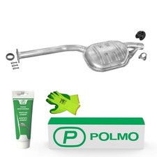 POLMO Auspuff Mittelschalldämpfer mit E-Prüfzeichen /1559