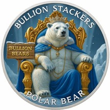 #5 in the Bullion Stackers Series official Ordered.  The Polar Bear 1oz Copper
