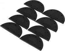 Rubber Heel for Shoes Boots Sole Heel Guard Repair Pads 8pcs Black Black