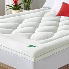 Mattress Topper Twin Size Mattress Pad,Viscose Made from Bamboo Mattress Cove...