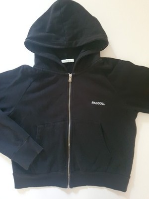 Sweatjacke von RAGDOLL Los Angeles, Kapuzenjacke Gr. M, schwarz