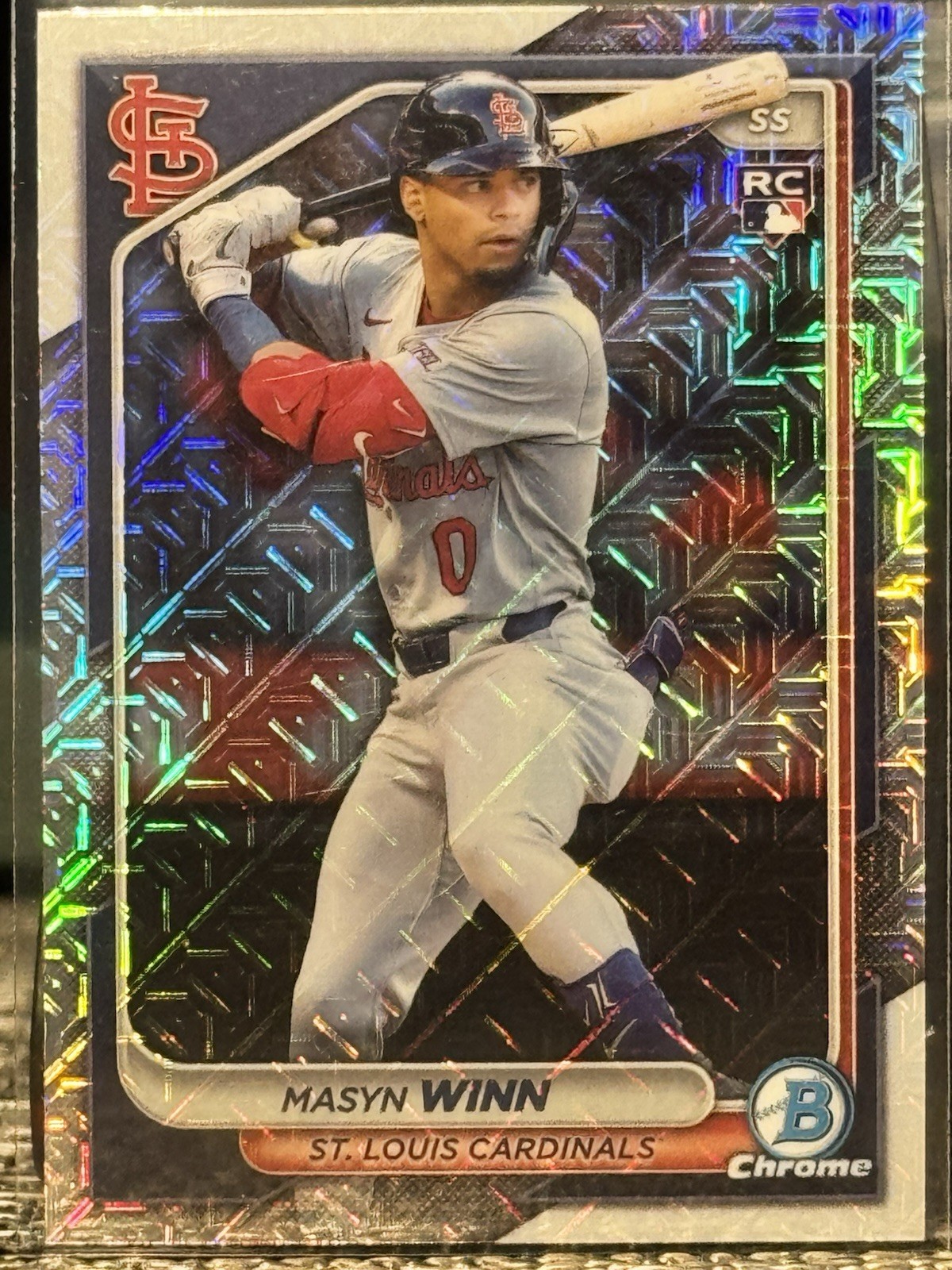 2024 Bowman Chrome - Masyn Winn #61 Mojo Refractor (RC)