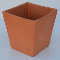 ÜBertopf Blumentopf Pflanztopf 30Cm Viereckig Stabil Massiv Terracotta Portugal