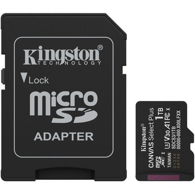 Kingston Canvas Select Plus 1 TB MicroSDXC, Speicherkarte, schwarz