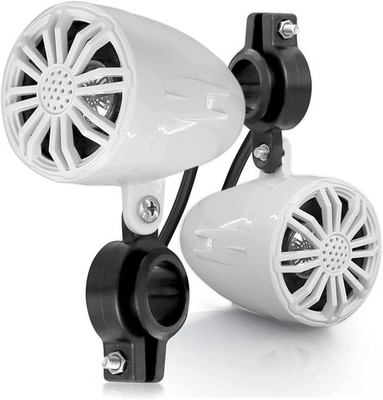 Pyle PLMR22WT 2.25 ' 10W Max Marine Full Range Off-Road Speakers (White, Pair)