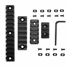 3 5 7 13 Slot 4 Rail Mount Set M-LOK Aluminum Metal Picatinny Rail Section Set