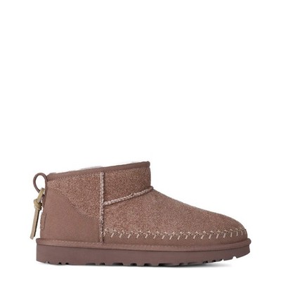 UGG Womens Classic Ultra Mini Biarritz Boot Rocky Oak