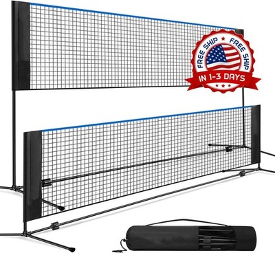 Red de voleibol, bádminton y tenis resistente y duradera con altura ajustable US