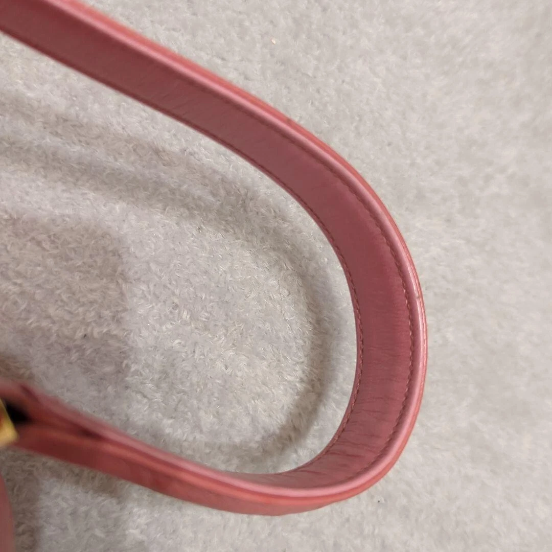 Borsa a mano VERSACE Vanity POACH ROSA Sun burst CHARM vintage RARA USATA GIAPPONE