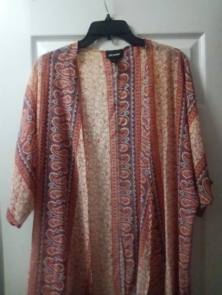 Cárdigan kimono estampado cachemir Joe Boxer talla pequeña Foto 2 de 4