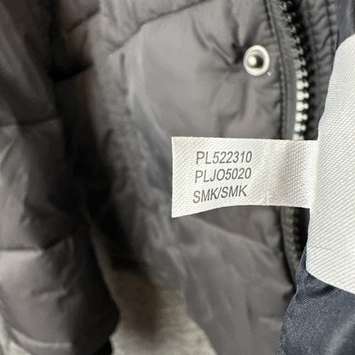 Andrew Marc Mens Large Black/Gray Puffer Zip Jacket Coat Pockets Double Collar - 第 14/14 張圖片