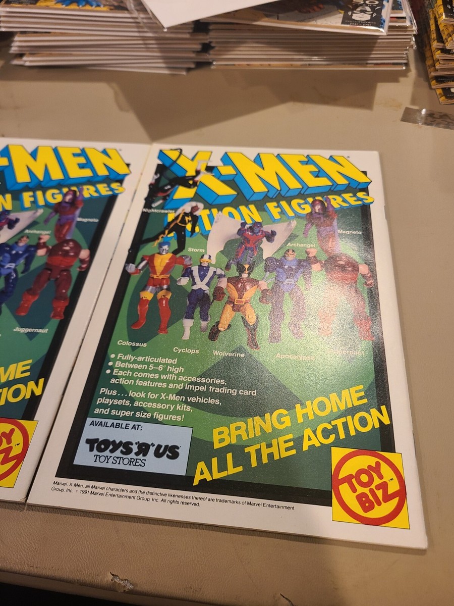 X-Men #1 Connecting Covers A C D 3 Comic Books Marvel 1991 Jim Lee