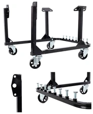 Engine Cradle Dolly 750lbs Capacity Adjustable with Swivel Caster Motor Holder