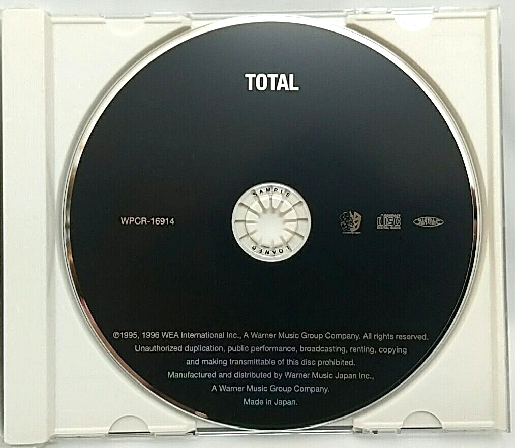 CD) Total ‎– Total, Album, WPCR-16914, Near Mint, Promo, Obi, Bad