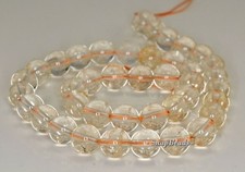 10MM QUARTZ GEMSTONE ROUND LOOSE BEADS 7.5inch