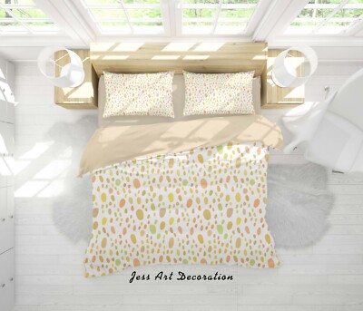 3D Fresh Geometry Dots Pattern Quilt Cover Set Duvet Cover Bedding Pillowcases