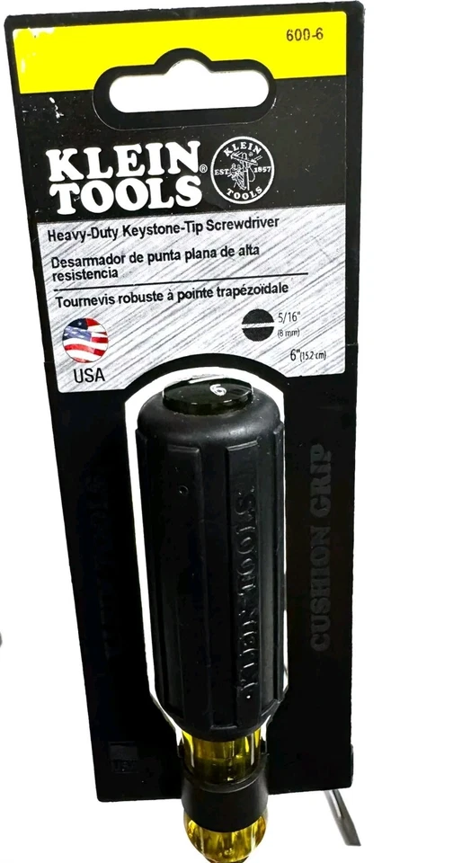 Klein 1/4" Cabinet-Tip & 5/16" Keystone Screwdrivers - Image 4 of 4