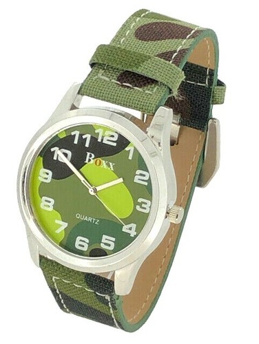 Army Green Camo Two piece Military Canvas Watch Strap 18mm,20mm,22mm and 24mm. - Picture 4 of 5
