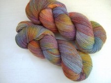HAND DYED 100 WOOL yarn set, 2 skeins - 300gr 2 x 150 gr 