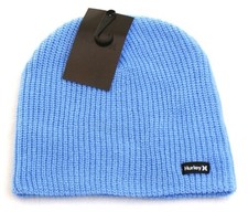 Hurley Blue Knit Beanie Men's One Size NWT