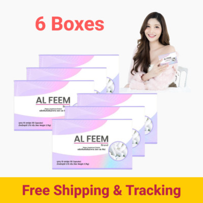 6x AL FEEM Dietary Supplement Smooth Skin Natural Extracts Enlarged Chest