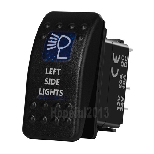 Interruptor basculante LED azul para coche barco ARB/CARLING/NARVA ESTILO 12V-24V impermeable - Imagen 33 de 67