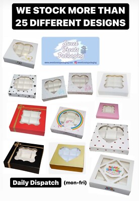  Leere Pick and Mix Sweet Box - 9 oder 16 Raster -  DIE MEISTEN SORTENDESIGNS IN GROSSBRITANNIEN 