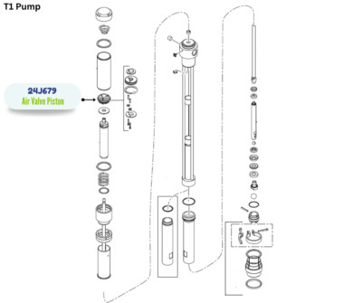 GRACO AIR VALVE KIT;T1 -(24J679)