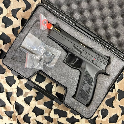 NEW ASG CZ P09 Optic Ready Gas Blow Back Airsoft Pistol Black (50298