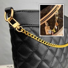 Universal Charm Chain for Purses Handbags Customize Length  Gold, Silver, Black