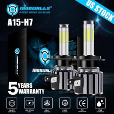 6-side H7 Led Headlight Bulb Kit High Low Beam 420000lm Super Bright 6500k White 6-side H7 Led Headlight Bulb Kit High Low Beam 420000lm Super Bright 6500k White