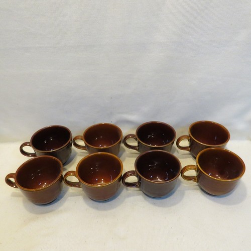 8 VTG Laughlin Restyled Fiesta® Amberstone Sheffield Brown Tea / Coffee Cup USA - Picture 2 of 13