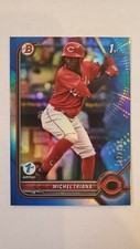 MICHEL TRIANA 2022 Bowman 1st Edition BLUE PARALLEL #/150 Reds #BPPF-75