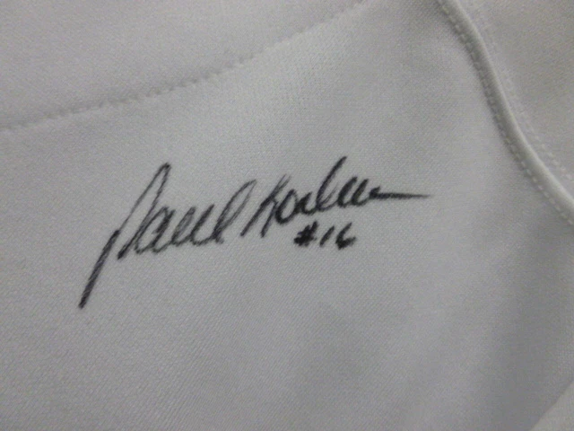 Camiseta deportiva firmada por Paul Lo Duca de los Dodgers de Los Ángeles MLB Russel 48 JSA L45986 Foto 2 de 4