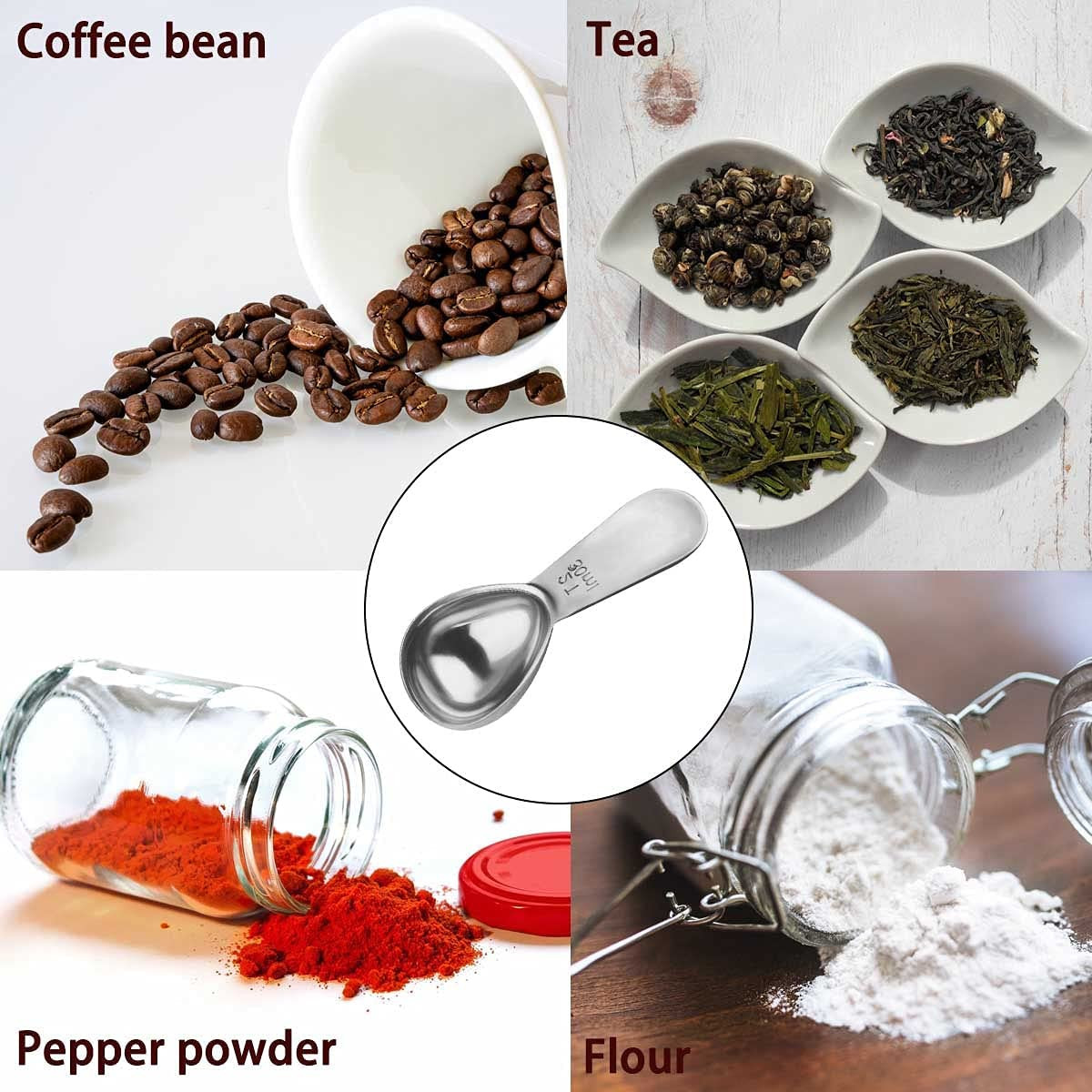 Coffee Scoop Coffee Measuring Spoon 2 Tablespoon for Ground Coffee Tea